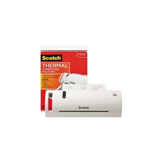 Scotch Thermal Laminating Pouches, 8.5" x 11" Inches, 20 Pouches (TP3854-20)