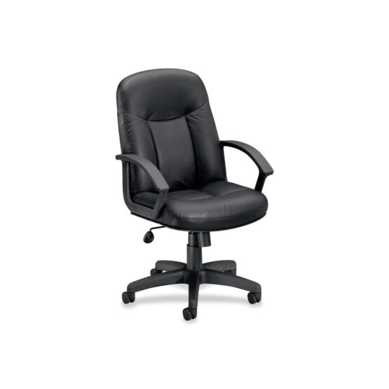 Basyx by HON VL601ST11 Mid Back Management Chair, Black