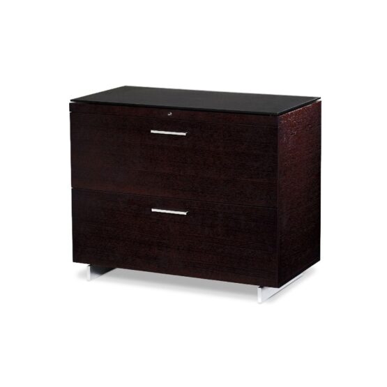 BDI Sequel Lateral File Cabinet 6016 - Espresso Stained Oak