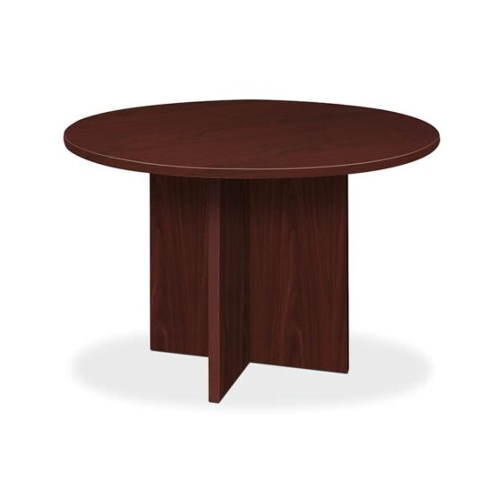 Basyx by HON BLC48DNN BL Round Conference Tables with X-Base