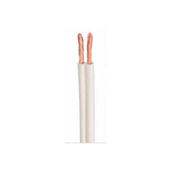 IUSA- Copper CABLE 12-AWG ZIP-CORD -White- RL/100MT/328.08FT