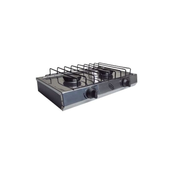 IUSA- Gaz STOVETOP - 2-Burners - Stainless Steel