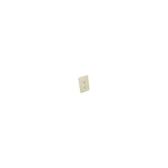 IUSA- Duplex OUTLET w/PLATE 127V/15A - Ivory