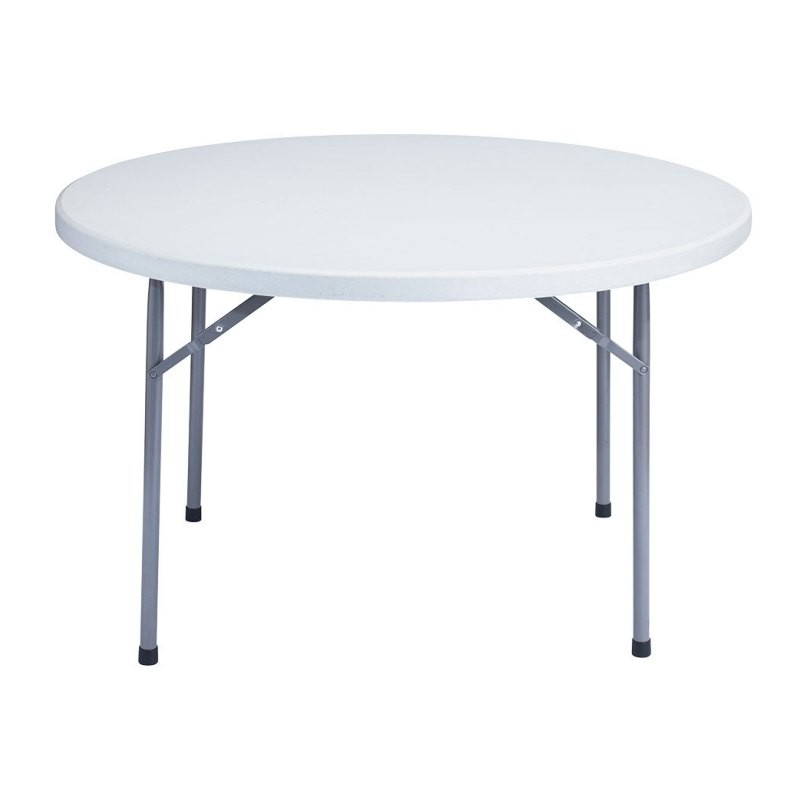 Kubic Round Folding Table Plastic, Round Plastic Folding Tables 48