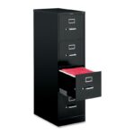 HON - Vertical FILE - 4-Drawers - Letter - KeyLock - Black