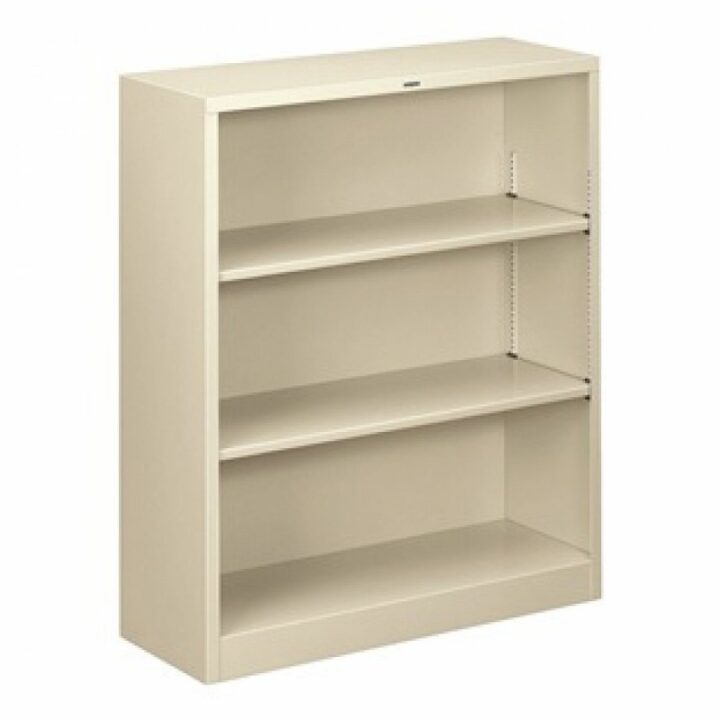 HON - Steel BOOKCASE - 3- Shelf - 42"H - Putty