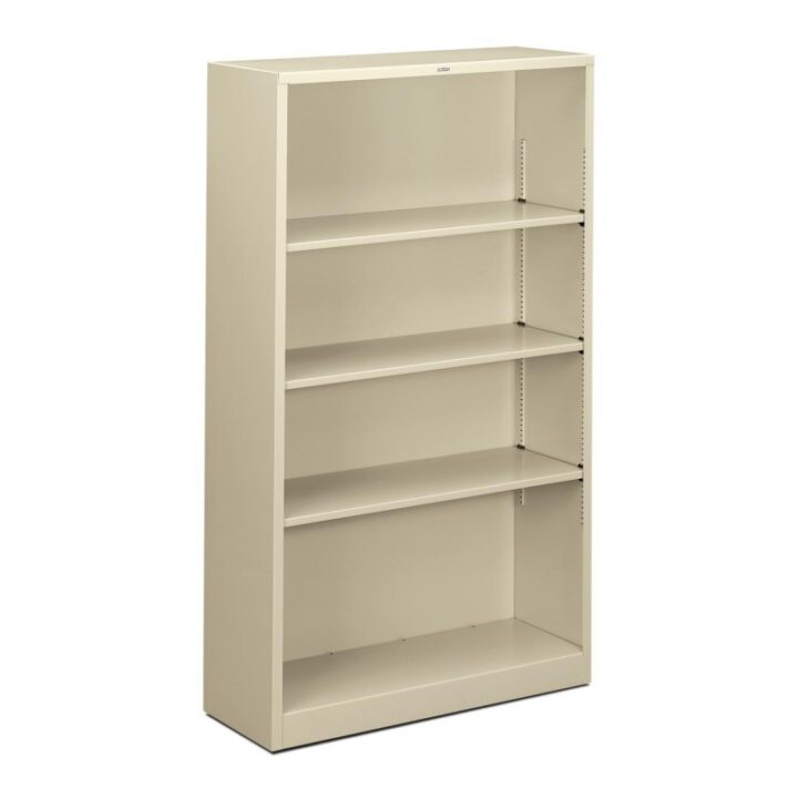HON - Steel BOOKCASE - 4- Shelf - 60"H - Putty