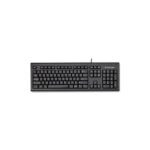 Kensington 64370 Keyboard for Life Slim Spill-Safe Keyboard, 104 Keys, Black