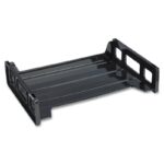 Business Source Side-loading Letter Tray Recycled - Black BSN 42585