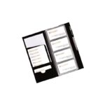 Rolodex Low-Profile Business Card Book, 96-Card, Black (76659)