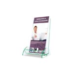 deflect-o Euro-Style Docuholder Leaflet Display Rack, Clear (775383)