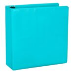 Samsill 2-Inch Fashion Presentation View Binder, Turquoise, 2 Pack (U86677)