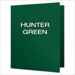 Oxford Twin Pocket Folders, Letter Size, Hunter Green, 25 per Box (57556)