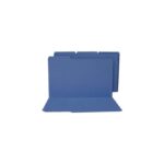 Colored File Folders Top Tab 1/3 Cut Dark Blue Letter