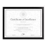 DAX Value U-Channel Document Frame with Certificates, 8.5 x 11 Inches (N17000N)