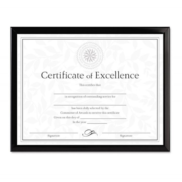 DAX Value U-Channel Document Frame with Certificates, 8.5 x 11 Inches (N17000N)