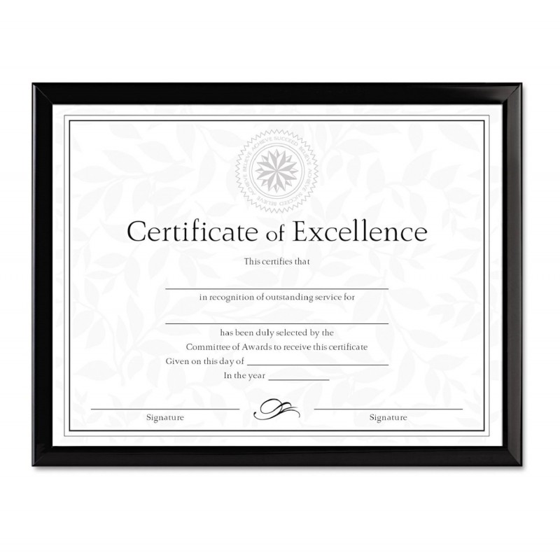 DAX Value U-Channel Document Frame with Certificates, 8.5 x 11 Inches (N17000N)