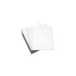 Computer PAPER - 9-1/2x11 - 2-Ply - White