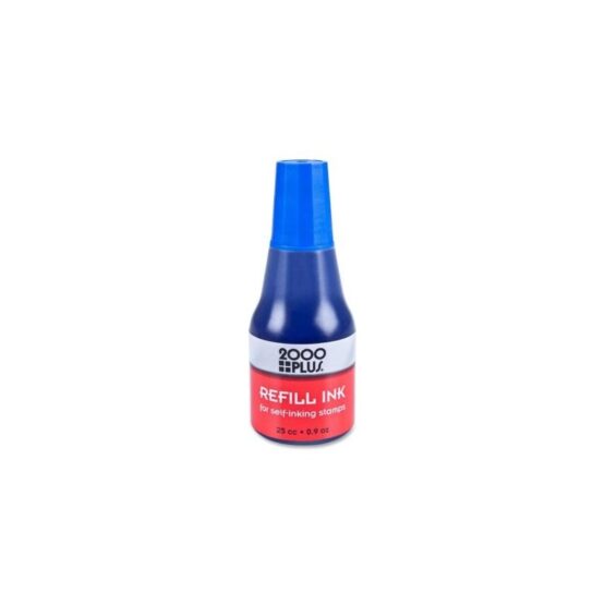 2000 PLUS- INK REFILL for Stamps - 0.9oz - BLUE