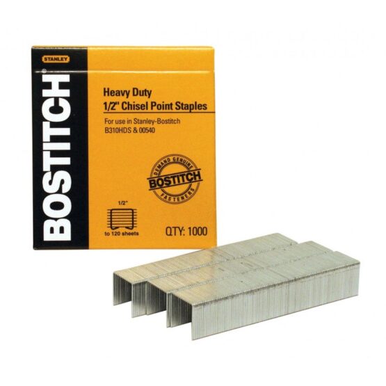 BOSTITCH - Heavy-Duty STAPLES - 1/2 x1/2" -5000/Box