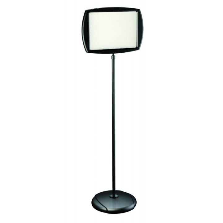 MasterVision Rectangle Dry Erase Sign Floor Stand, Black (SIG07060101)