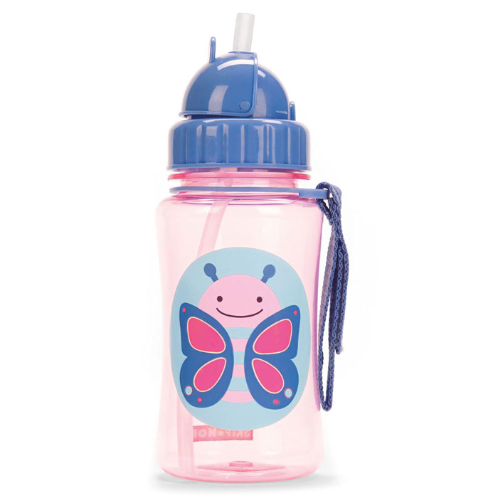 Skip Hop Toddler Sippy Cup with Straw, Zoo Straw Bottle, Dog