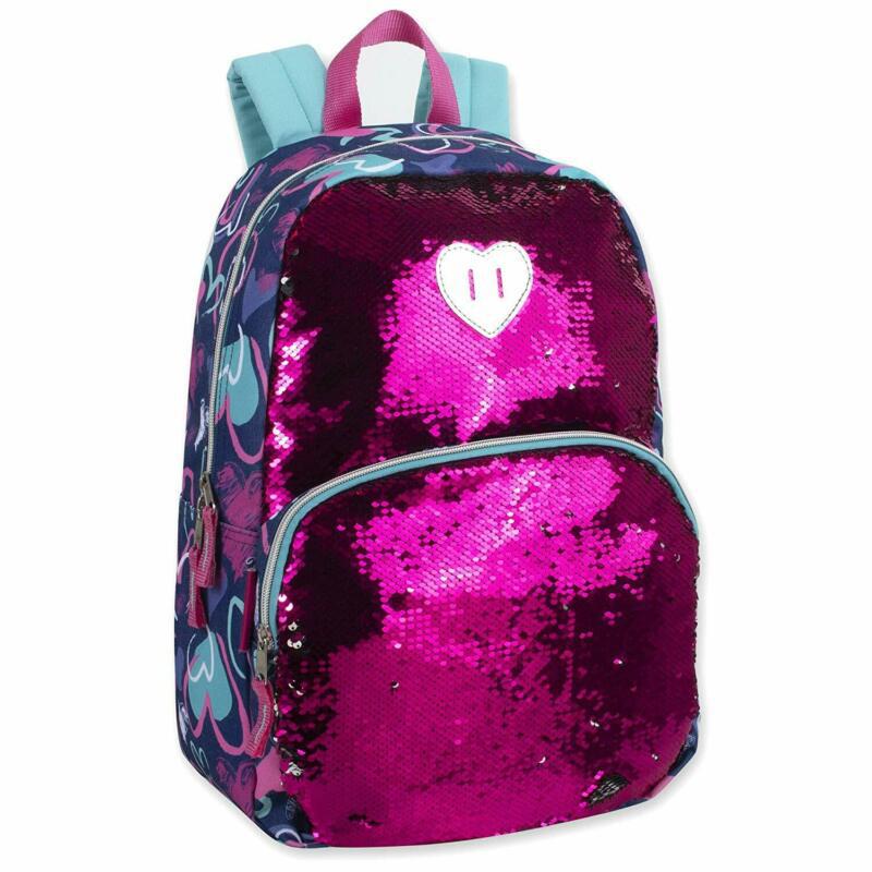 Madison & Dakota Reversible Glitter Sequin Backpacks for Girls ...